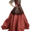Dolce & Gabbana Women's Elegant Crystal Embellished Silk Gown