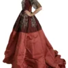 Dolce & Gabbana Women's Elegant Crystal Embellished Silk Gown