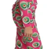 Dolce & Gabbana Women's Elegant Pink Silk Sheath Bodycon Dress
