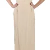 Dolce & Gabbana Women's Silk Column Garterized Sleeve Gown