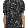 Dolce & Gabbana Women's Elegant Musical Instrument Silk Top
