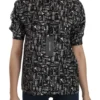 Dolce & Gabbana Women's Elegant Musical Instrument Silk Top