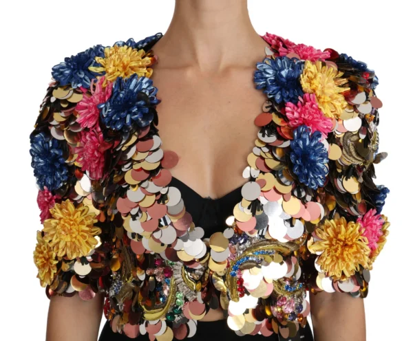 Dolce & Gabbana Women's Enchanted Sicily Crystal-Embellished Short Jacket