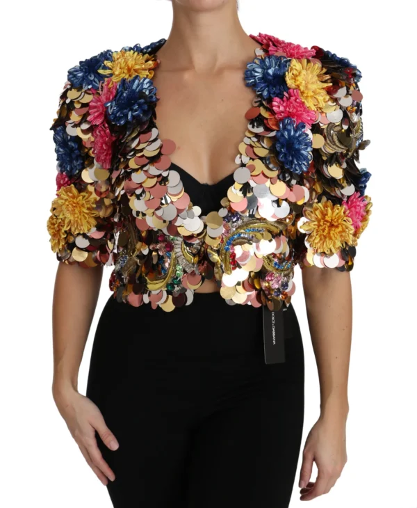 Dolce & Gabbana Women's Enchanted Sicily Crystal-Embellished Short Jacket