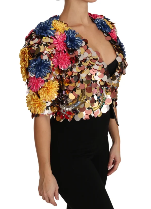 Dolce & Gabbana Women's Enchanted Sicily Crystal-Embellished Short Jacket