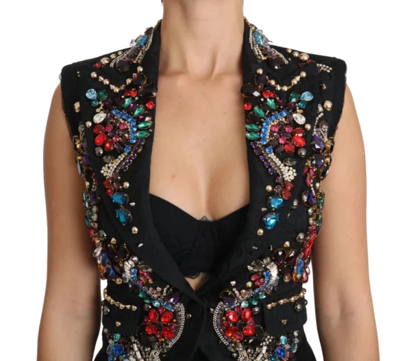 Dolce & Gabbana Women's Enchanted Sicily Crystal-Embellished Vest