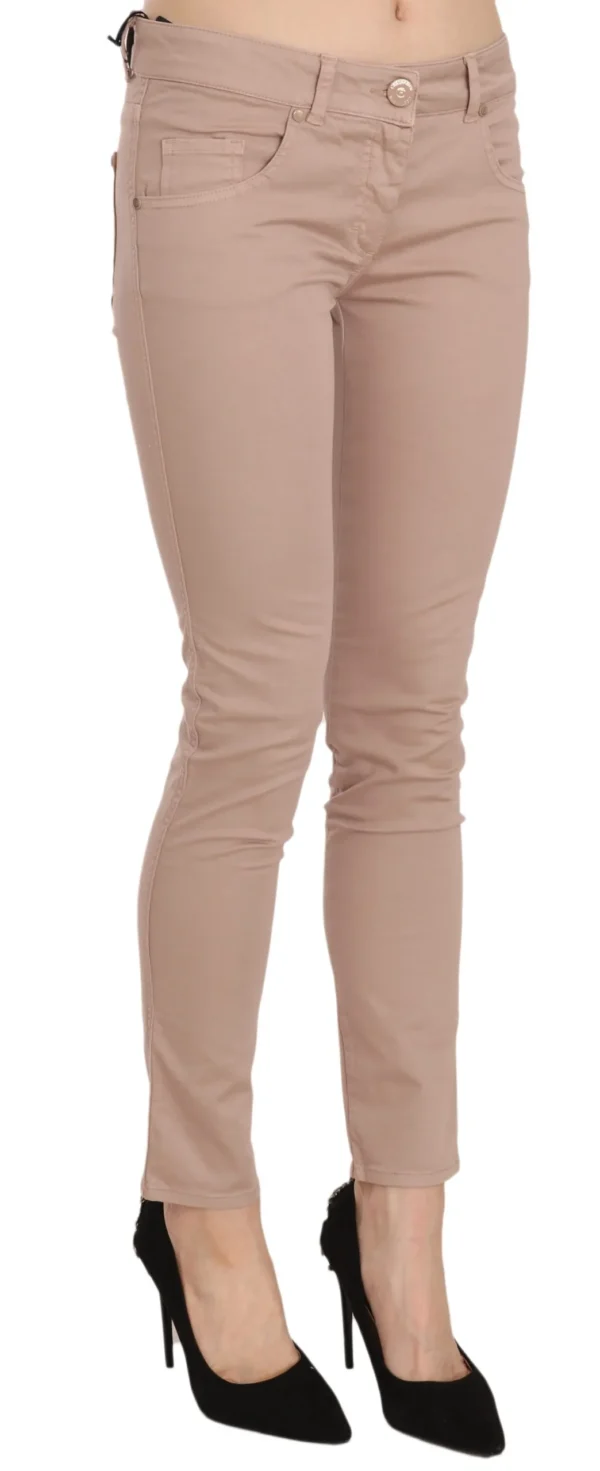CRISTINAEFFE Women's Chic Slim Fit Skinny Brown Pants