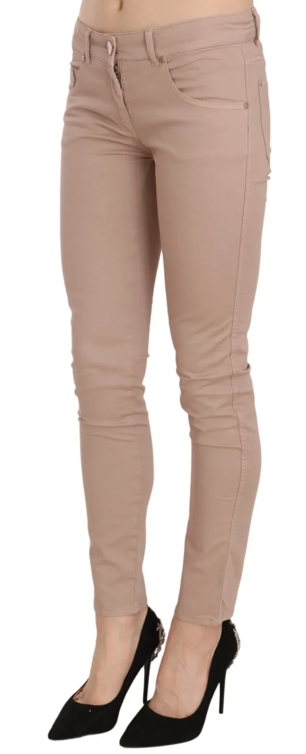 CRISTINAEFFE Women's Chic Slim Fit Skinny Brown Pants