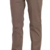 Dondup Women's Chic Brown Straight Cut Trousers