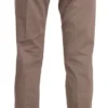 Dondup Women's Chic Brown Straight Cut Trousers