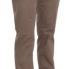 Dondup Women's Chic Brown Straight Cut Trousers