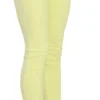 PINKO Women's Chic Yellow Low Waist Skinny Casual Trousers