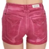 PLEIN SUD Women's Chic Pink Washed Denim Shorts
