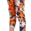 LANACAPRINA Women's Floral Print Skinny Mid-Waist Pants