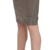 Just Cavalli Women's Chic Gray Pencil Skirt with Logo Details