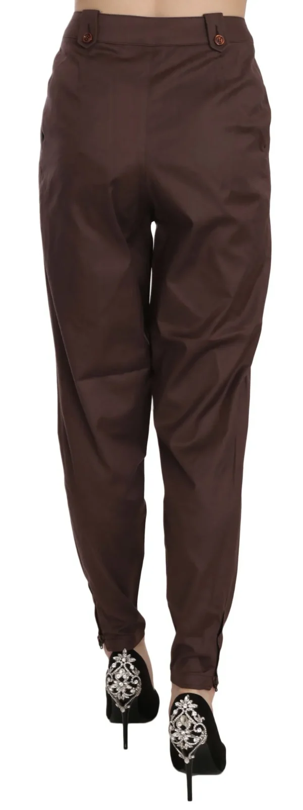 Just Cavalli Women's High Waist Tapered Chic Formal Pants