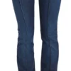 Just Cavalli Women's Chic Blue Washed Boot Cut Denim Pants