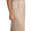 Dolce & Gabbana Women's Elegant Beige Sheath Floor-Length Dress
