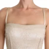 Dolce & Gabbana Women's Elegant Beige Sheath Floor-Length Dress