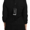 Dolce & Gabbana Women's Elegant Black Floral Crewneck Blouse
