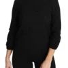 Dolce & Gabbana Women's Elegant Black Floral Crewneck Blouse