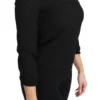 Dolce & Gabbana Women's Elegant Black Floral Crewneck Blouse
