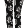 Dolce & Gabbana Women's Elegant Skinny Capri With Palm Print