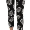Dolce & Gabbana Women's Elegant Skinny Capri With Palm Print