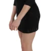 John Richmond Women's Elegant Black Silk Mini Dress with Sequins