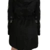 John Richmond Women's Elegant Black Beaded Parka Jacket for Women