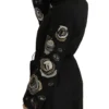 John Richmond Women's Elegant Black Beaded Parka Jacket for Women