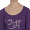 Exte Women's Crystal Embellished U-Neck Blouse