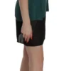 PINK MEMORIES Women's Elegant Spaghetti Strap Silk Mini Dress