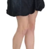 Exte Women's Chic Dark Blue A-Line Mini Skirt