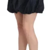 Exte Women's Chic Dark Blue A-Line Mini Skirt
