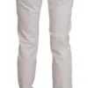 Dondup Women's Chic White Skinny Cotton Blend Pants