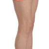 PLEIN SUD Women's Vibrant Orange Mini Skort with Logo Detail