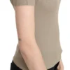 GF Ferre Women's Chic Gray Nylon Tank Top with Designer Flair