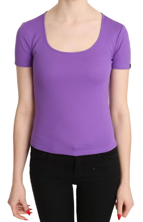 GF Ferre Women's Chic Purple Casual Top for Everyday Elegance