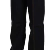 Just Cavalli Women's Elegant Mid Waist Straight Denim Pants