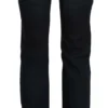 Just Cavalli Women's Chic Mid Waist Straight Denim Pants