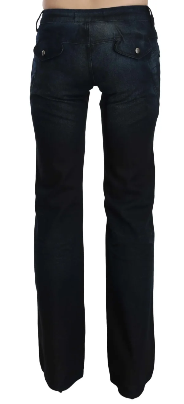 Just Cavalli Women's Chic Mid Waist Straight Denim Pants
