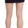 GF Ferre Women's Elegant Purple High-Waist A-Line Mini Skirt