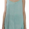 Ermanno Scervino Women's Elegant Spaghetti Strap Sleeveless Blue Top