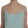 Ermanno Scervino Women's Elegant Spaghetti Strap Sleeveless Blue Top