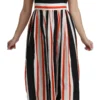 Dolce & Gabbana Women's A-Line Pleated Midi Fashion Dress
