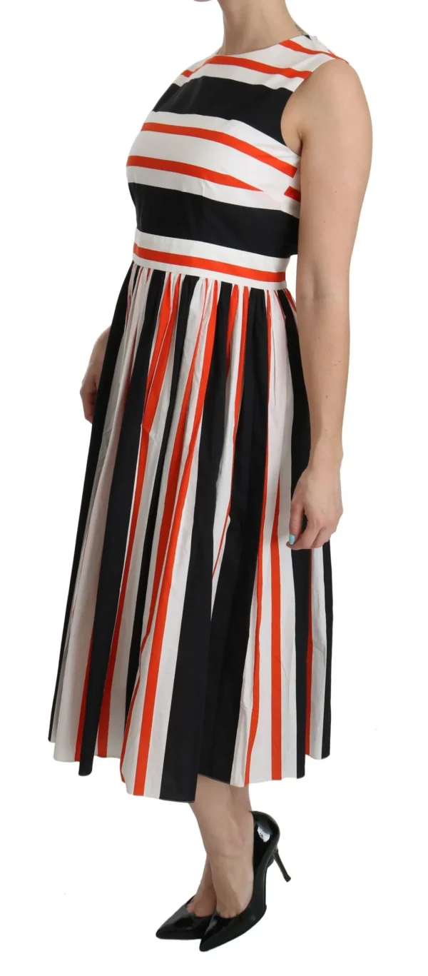 Dolce & Gabbana Women's A-Line Pleated Midi Fashion Dress