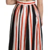 Dolce & Gabbana Women's A-Line Pleated Midi Fashion Dress