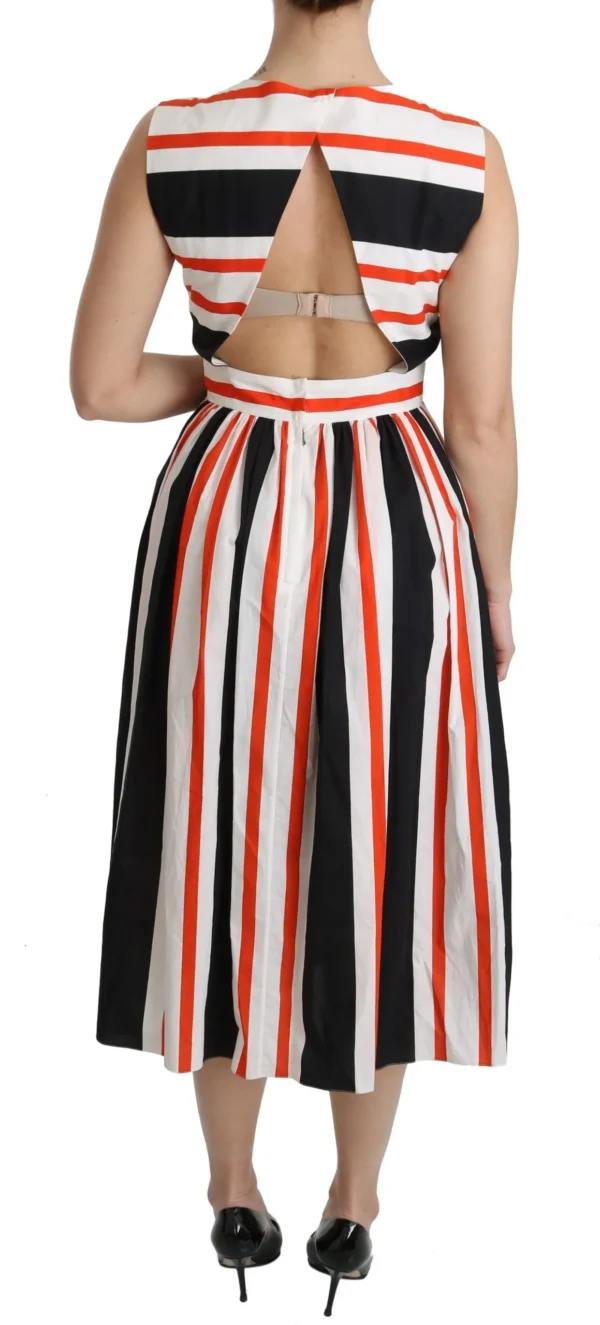 Dolce & Gabbana Women's A-Line Pleated Midi Fashion Dress