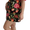 Dolce & Gabbana Women's Elegant Floral Lace A-Line Mini Dress